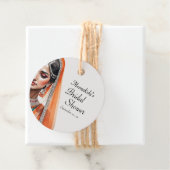 Bruid in Lehenga Choli Etnische Indiase Bruiloftfe Bedankjes Labels (In situ)