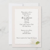 Bruid in madeliefjes met haar laurier kaart (Achterkant)