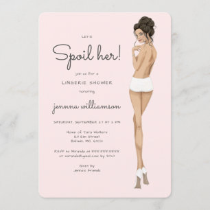Bruid in Ondergoed Lace Lingerie Vrijgezellenfeest Kaart