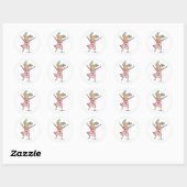 Bruid in spe! ronde sticker (Vel)