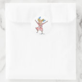 Bruid in spe! ronde sticker (Tas)