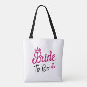 "Bruid in spe" Tote Bag (Achterkant)