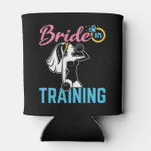 Bruid in Training Workout Bruiloft Oefening Betrok Blikjeskoeler (Achterkant)