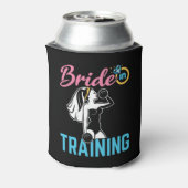 Bruid in Training Workout Bruiloft Oefening Betrok Blikjeskoeler (Blikje Achterkant)