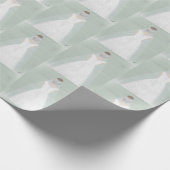 Bruid in trouwjurk cadeaupapier (Hoek)