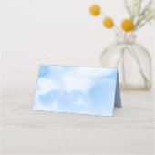 Bruid Is In De Wolken Bruidsfeestje Plaatskaartje (Achterkant)