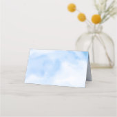 Bruid Is In De Wolken Bruidsfeestje Plaatskaartje (Voorkant)