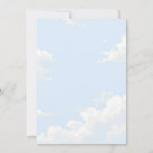 Bruid Is In De Wolken Bruidsmeisjesfeest Kaart (Achterkant)