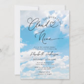 Bruid is op cloud negen elegante Vrijgezellenfeest Kaart (Voorkant)