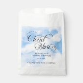 Bruid is op cloud negen Vrijgezellenfeest welkom Bedankzakje (Voorkant)