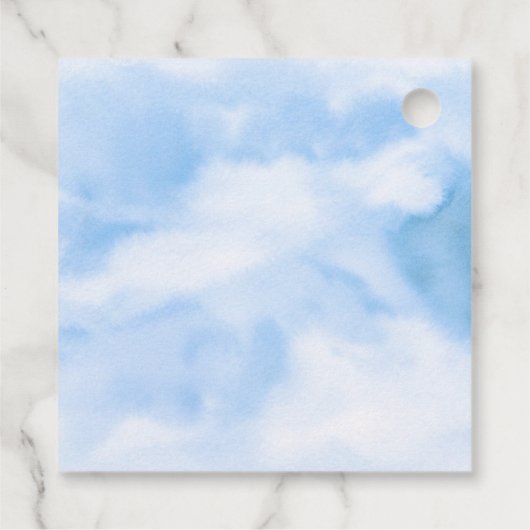 Bruid is op Cloud Nine Vrijgezellenfeest Dank je Bedankjes Labels (Achterkant)