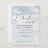 Bruid is op Cloud Nine Vrijgezellenfeest Kaart (Voorkant)