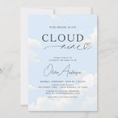 Bruid is op Cloud Nine Vrijgezellenfeest Kaart (Voorkant)