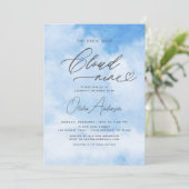 Bruid is op Cloud Nine Vrijgezellenfeest Kaart (Staand voorkant)