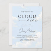 Bruid is op Cloud Nine Vrijgezellenfeest Kaart (Voorkant)