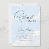 Bruid is op Cloud Nine Vrijgezellenfeest Kaart (Voorkant)