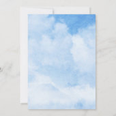 Bruid is op Cloud Nine Vrijgezellenfeest Kaart (Achterkant)