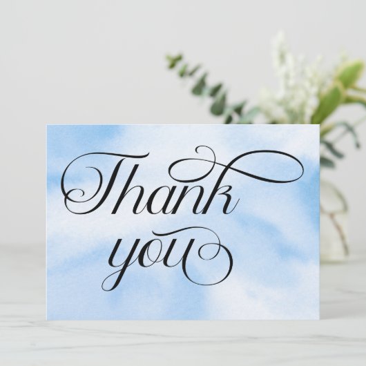 Bruid Is Op Wolk 9 Bruidsmeisjesfeest Bedankkaart (Staand voorkant)