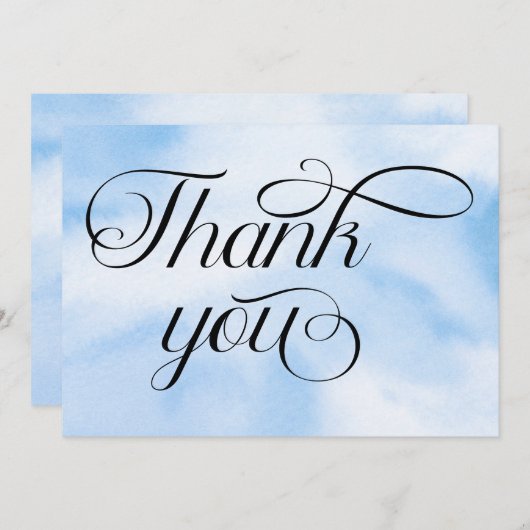 Bruid Is Op Wolk 9 Bruidsmeisjesfeest Bedankkaart (Voorkant / Achterkant)