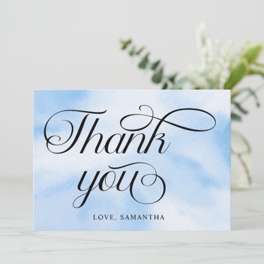 Bruid Is Op Wolk 9 Bruidsmeisjesfeestje Bedankkaart (Staand voorkant)