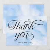 Bruid Is Op Wolk 9 Bruidsmeisjesfeestje Bedankkaart (Voorkant / Achterkant)