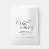 Bruid Is Op Wolk Negen Bruidsmeisjesfeest Verwelko Bedankzakje (Voorkant)