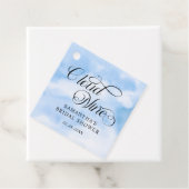 Bruid Is Op Wolk Nine Bruidsmeisjes Uitnodiging Bedankjes Labels (In situ)