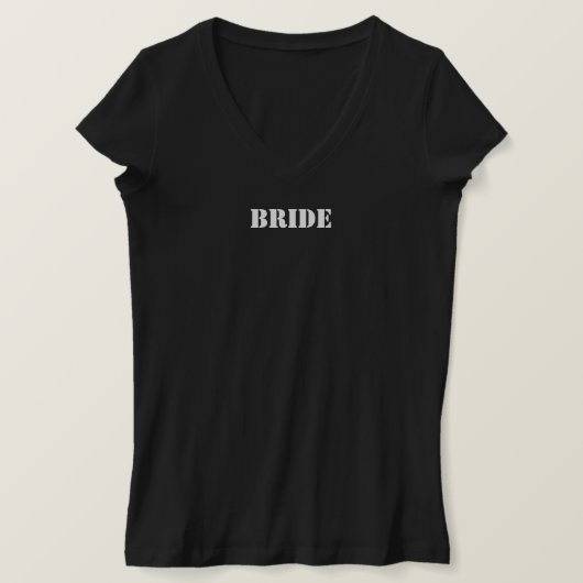 Bruid KIES UW KLEUR! T-shirt (Design voorkant)