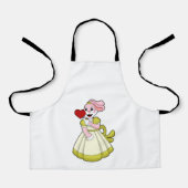 Bruid Konijn met Trouwjurk.PNG Schort (Voorkant)