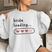 Bruid laadt rode harten t-shirt