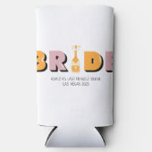 Bruid "Laatste Rendez Veuve" Koelbox Seltzer Blikjeskoeler (Voorkant)