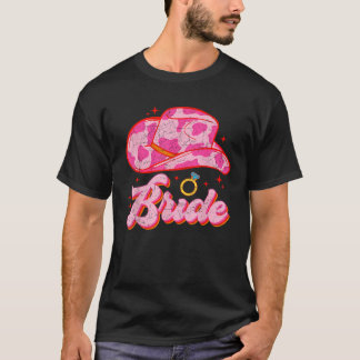 Bruid Land Cowgirl Hoed Western Vrijgezellenfeest  T-shirt
