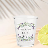 Bruid lavendel eucalyptus groen naam shot glas