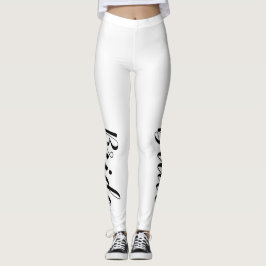 Bruid Leggings. Een vrijgezellenfeest. Bruiloft! Leggings