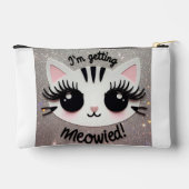 Bruid Make-up zakje, kat make-up tas (Achterkant)