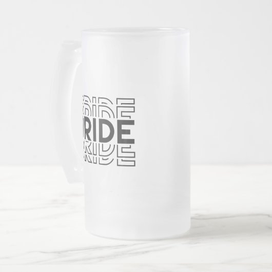 Bruid matglas bierpul (Voorkant links)