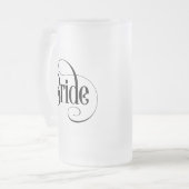 Bruid Matglas Bierpul (Voorkant links)