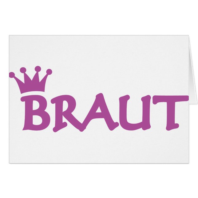 bruid met kroonpictogram (Voorkant Horizontaal)