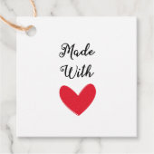 Bruid met liefde samengesteld Bruidsmeisjes Rustie Bedankjes Labels (Voorkant)