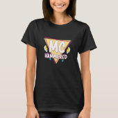 Bruid met Mc-hamer bruidsmeisjes vrijgezellenfeest T-shirt (Voorkant)