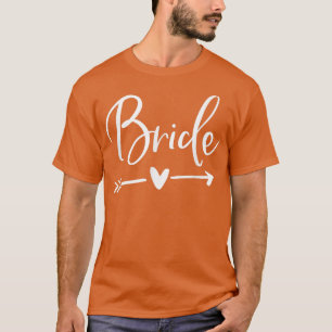 Bruid Met Pijl En Hart T-shirt