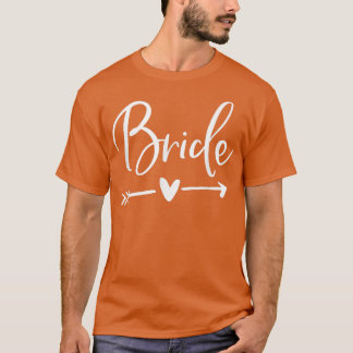 Bruid Met Pijl En Hart T-shirt