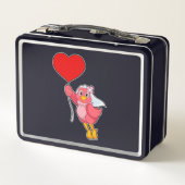 Bruid met sluier en hartballon (Achterkant)