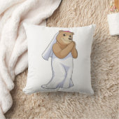 Bruid met sluier kussen (Deken)