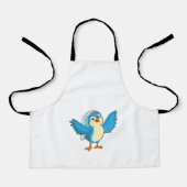 Bruid met sluier schort (Voorkant)