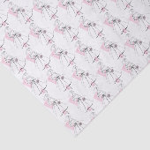 Bruid mode roze multi-vloeipapier tissuepapier (Detail)