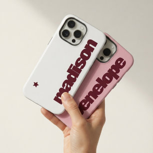 Bruid Moderne Script Verpleegster Lerares Afgest iPhone 15 Pro Max Case
