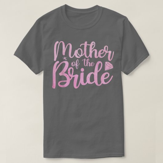 Bruid Moeder Bruid Feest Vrouwen Moeder Bruiloft B T-shirt (Design voorkant)