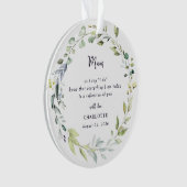 Bruid-moeder Geschenk Ornament (voorkant)