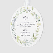 Bruid-moeder Geschenk Ornament (voorkant)